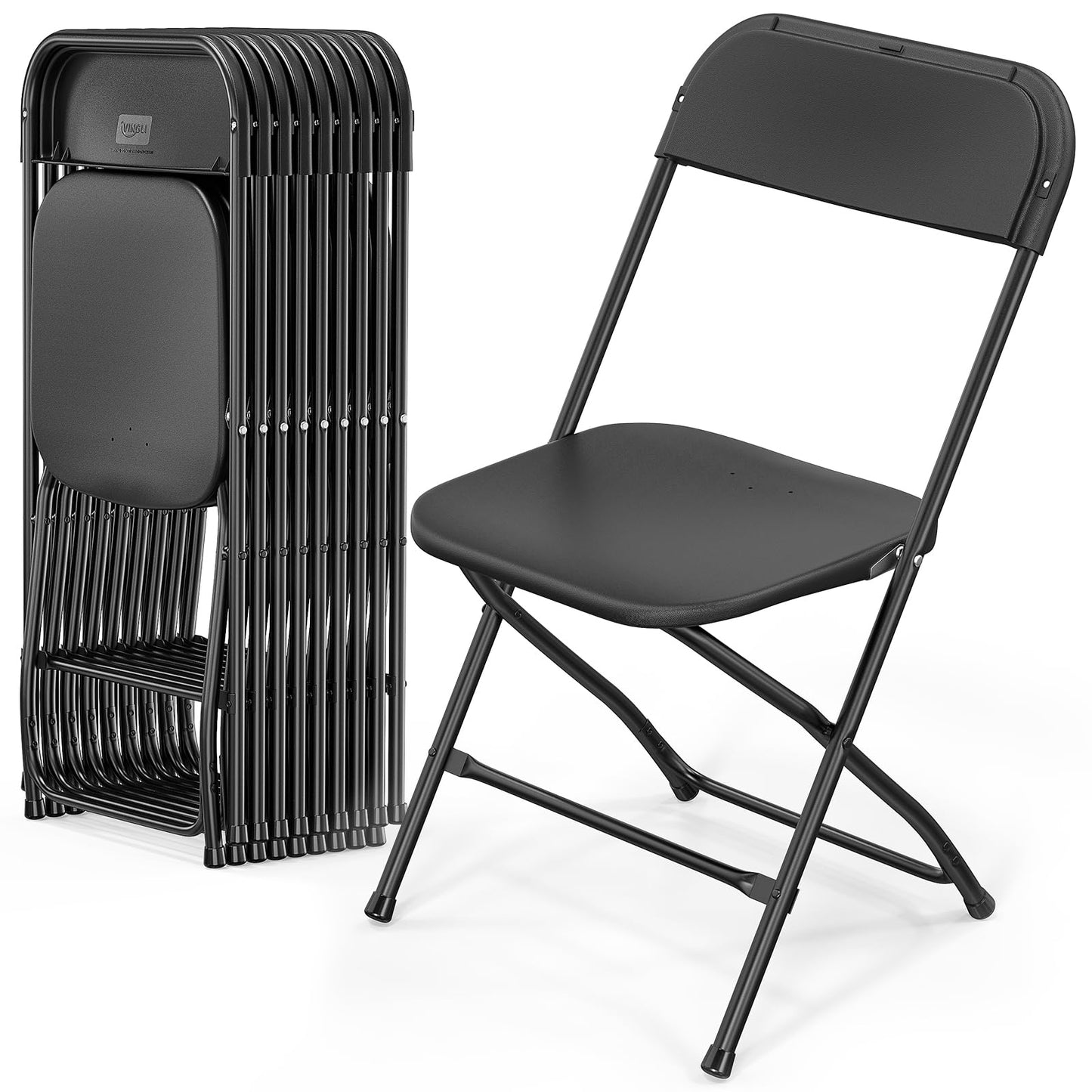 Portable Lightweight Vinyl White folding chair for rental events
